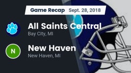 Recap: All Saints Central  vs. New Haven  2018