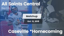 Matchup: All Saints Central vs. Caseville   *Homecoming 2018