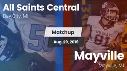 Matchup: All Saints Central vs. Mayville  2019