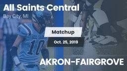 Matchup: All Saints Central vs. AKRON-FAIRGROVE 2019