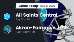 Recap: All Saints Central  vs. Akron-Fairgrove Jr/Sr  2020