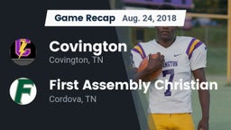Recap: Covington  vs. First Assembly Christian  2018