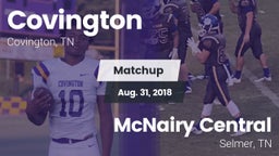 Matchup: Covington vs. McNairy Central  2018