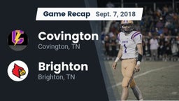 Recap: Covington  vs. Brighton  2018
