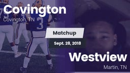 Matchup: Covington vs. Westview  2018
