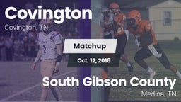Matchup: Covington vs. South Gibson County  2018