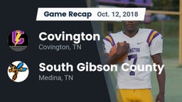 Recap: Covington  vs. South Gibson County  2018