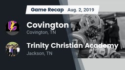 Recap: Covington  vs. Trinity Christian Academy  2019