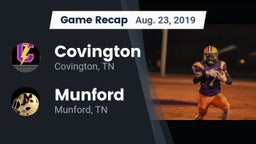 Recap: Covington  vs. Munford  2019