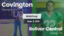 Matchup: Covington vs. Bolivar Central  2019