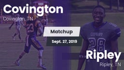 Matchup: Covington vs. Ripley  2019