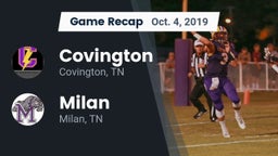 Recap: Covington  vs. Milan  2019