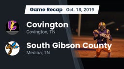 Recap: Covington  vs. South Gibson County  2019