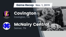 Recap: Covington  vs. McNairy Central  2019