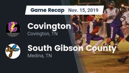 Recap: Covington  vs. South Gibson County  2019