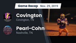 Recap: Covington  vs. Pearl-Cohn  2019