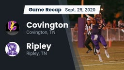 Recap: Covington  vs. Ripley  2020
