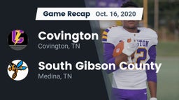 Recap: Covington  vs. South Gibson County  2020