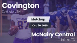 Matchup: Covington vs. McNairy Central  2020