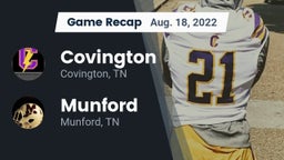 Recap: Covington  vs. Munford  2022