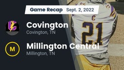 Recap: Covington  vs. Millington Central  2022