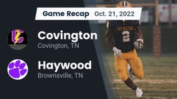 Recap: Covington  vs. Haywood  2022