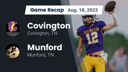Recap: Covington  vs. Munford  2023