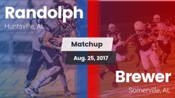 Matchup: Randolph vs. Brewer  2017
