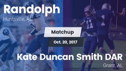 Matchup: Randolph vs. Kate Duncan Smith DAR  2017