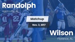 Matchup: Randolph vs. Wilson  2017