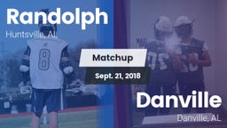 Matchup: Randolph vs. Danville  2018