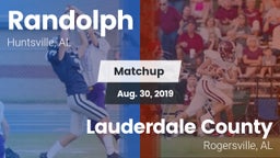 Matchup: Randolph vs. Lauderdale County  2019