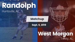 Matchup: Randolph vs. West Morgan  2019