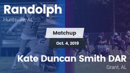 Matchup: Randolph vs. Kate Duncan Smith DAR  2019