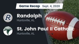 Recap: Randolph  vs. St. John Paul II Catholic  2020