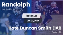 Matchup: Randolph vs. Kate Duncan Smith DAR  2020