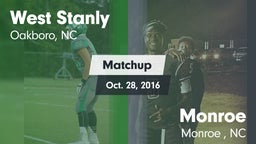 Matchup: West Stanly vs. Monroe  2016