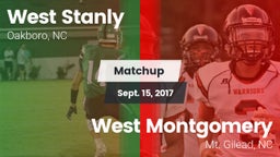 Matchup: West Stanly vs. West Montgomery  2017
