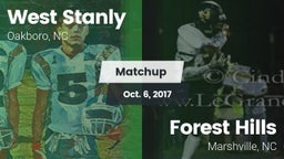 Matchup: West Stanly vs. Forest Hills  2017