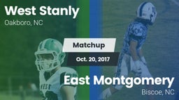 Matchup: West Stanly vs. East Montgomery  2017