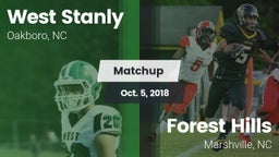 Matchup: West Stanly vs. Forest Hills  2018