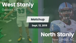 Matchup: West Stanly vs. North Stanly  2019