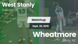 Matchup: West Stanly vs. Wheatmore  2019