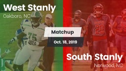 Matchup: West Stanly vs. South Stanly  2019