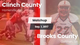 Matchup: Clinch County vs. Brooks County  2017