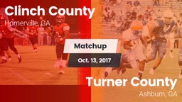 Matchup: Clinch County vs. Turner County  2017