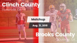 Matchup: Clinch County vs. Brooks County  2018