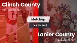 Matchup: Clinch County vs. Lanier County  2018