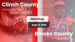 Matchup: Clinch County vs. Brooks County  2019