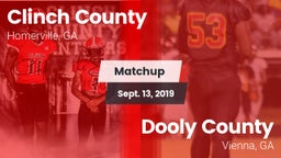 Matchup: Clinch County vs. Dooly County  2019